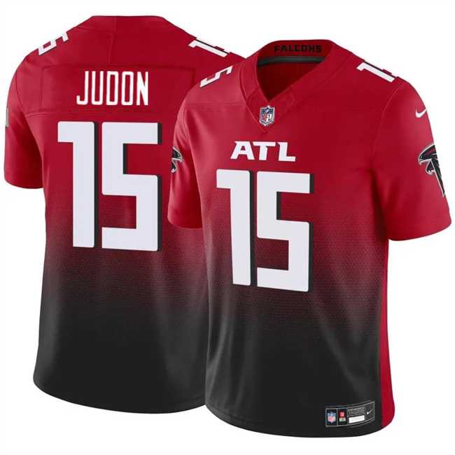 Men & Women & Youth Atlanta Falcons #15 Matthew Judon Red Black 2024 F.U.S.E Vapor Untouchable Limited Football Stitched Jersey